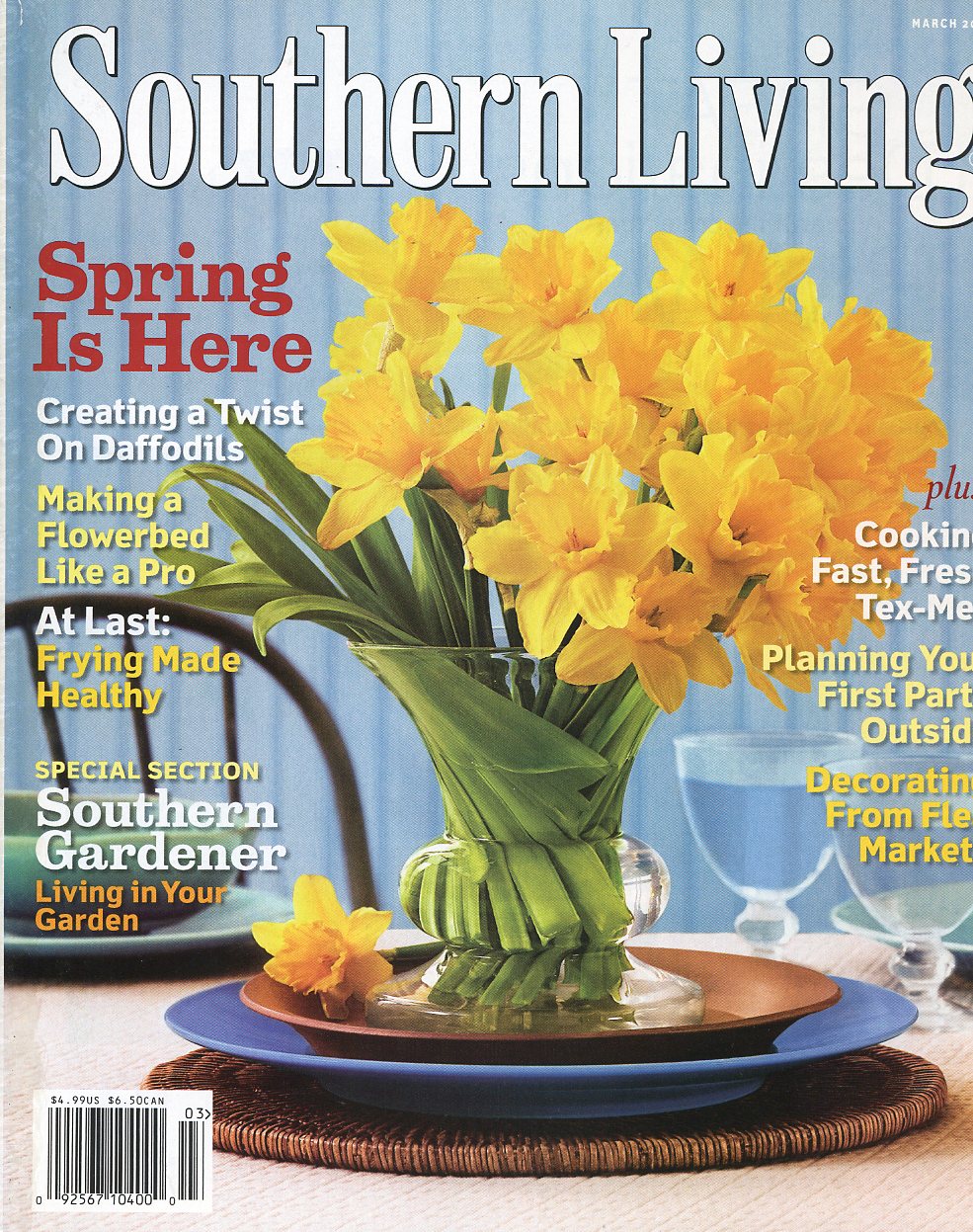 Southern Living March 2008 Missing Magazines